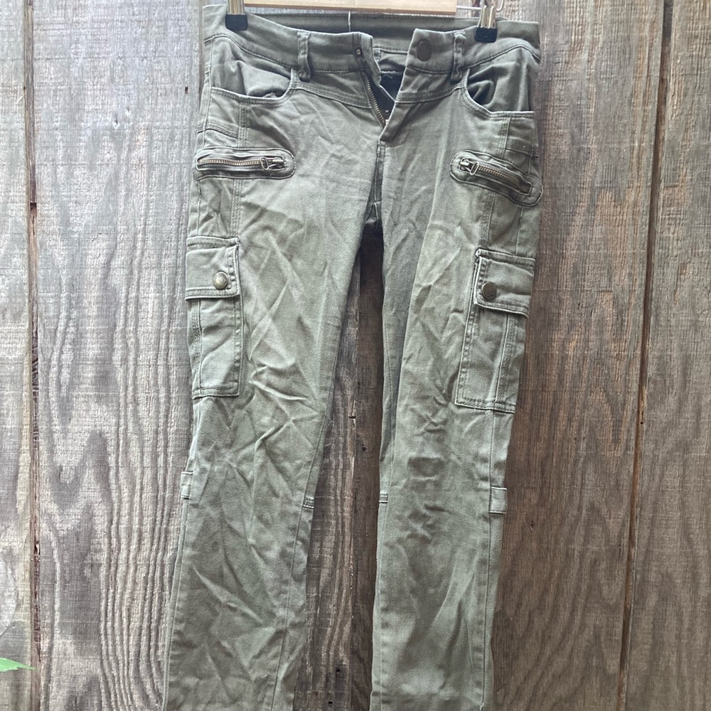 Blank NYC Straight Legged Zippered Leg Pants